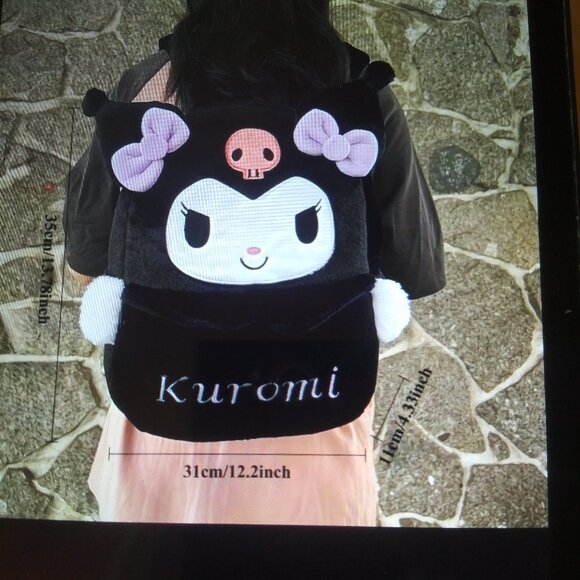 Sanrio Black and Purple Kuromi Shoulder Bag - Picture 2 of 3